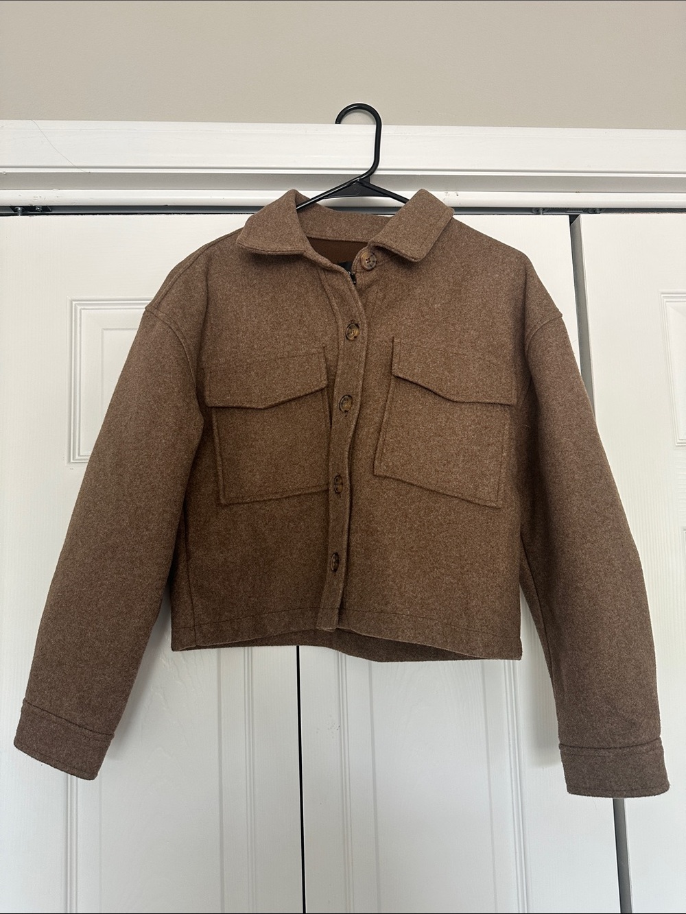 Love Tree Brown Wool Blend Jacket